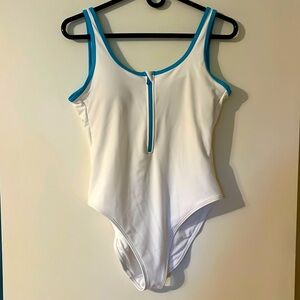 Old Navy Half Zip OnePiece Swimsuit